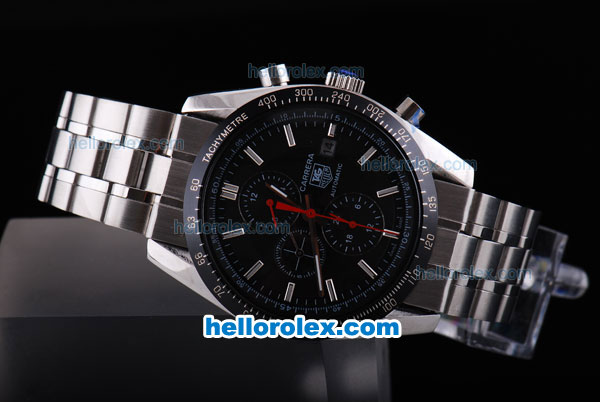 Tag Heuer Aquaracer Chrono Day-Date Automatic with Black Dial - Click Image to Close